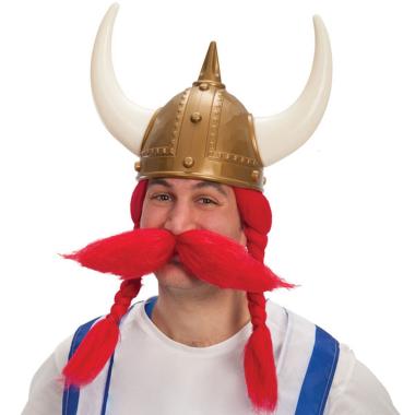 Parrucca Vikingo Obelix Con Baffi E Trecce |Carnival Toys