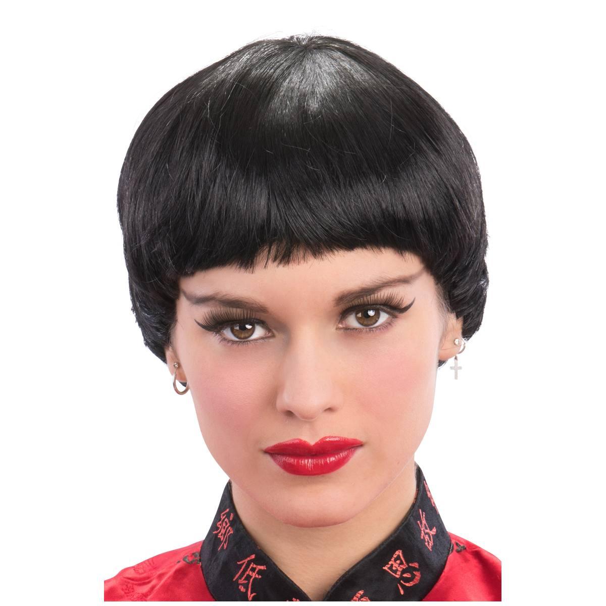 Parrucca Anni '60 Corta Nera |Carnival Toys