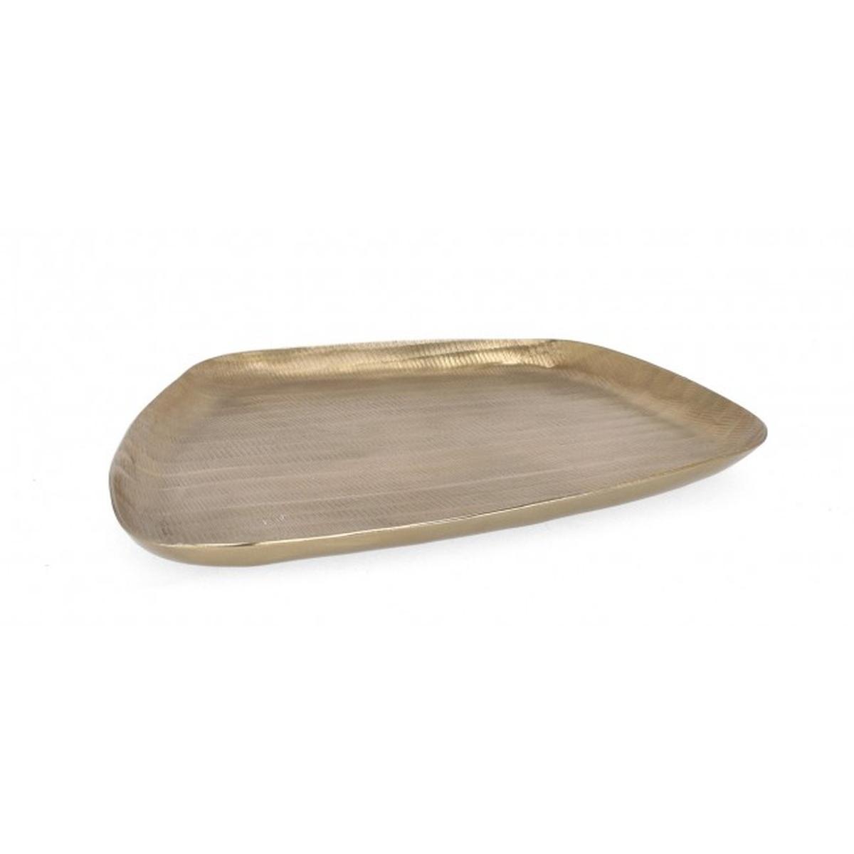 Vassoio Decorativo Chisel Oro cm.30x28 | Bizzotto