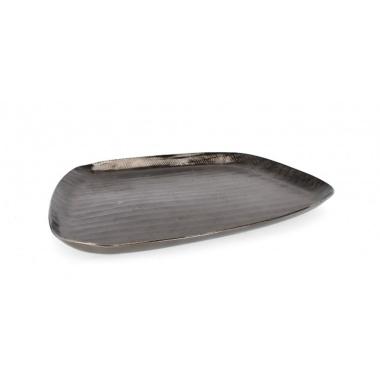 Vassoio Decorativo Chisel Antracit cm.30x28 | Bizzotto