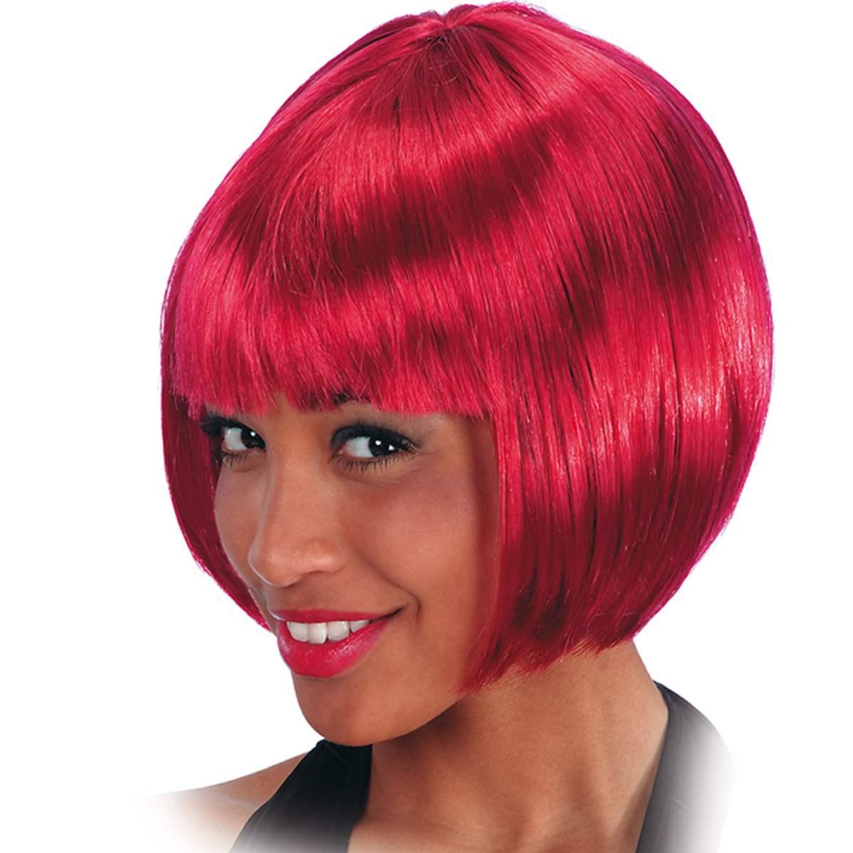 Parrucca Caschetto Lovely Rossa Liscia Con Frangia |Carnival Toys