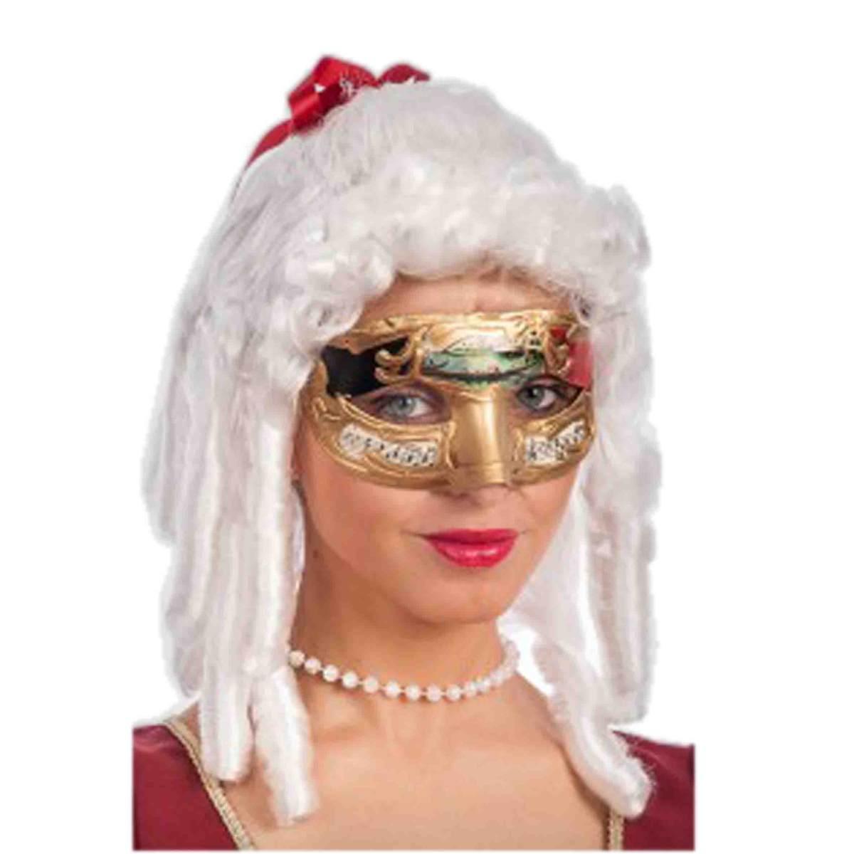 Parrucca Dama Bianca Con Boccoli |Carnival Toys
