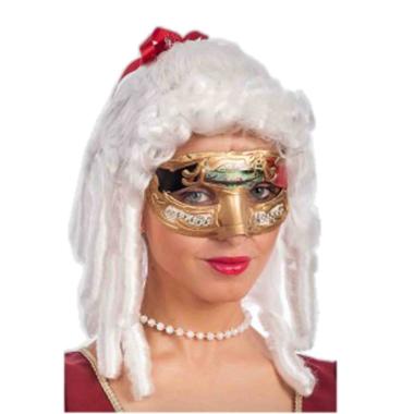 Parrucca Dama Bianca Con Boccoli |Carnival Toys