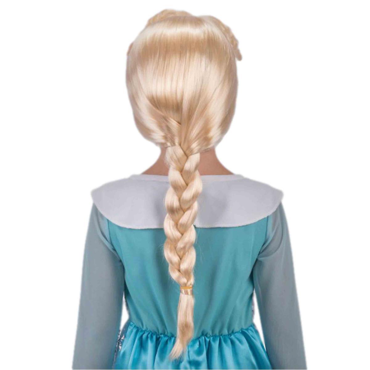 Parrucca Principessa Dei Ghiacci E Liscia Con Treccia Baby |Carnival Toys