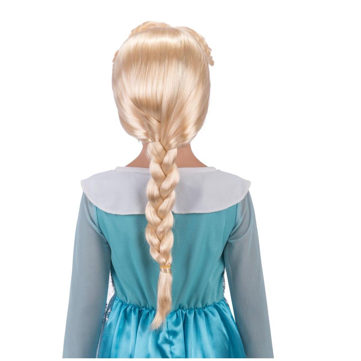 Parrucca Principessa Dei Ghiacci E Liscia Con Treccia Baby |Carnival Toys