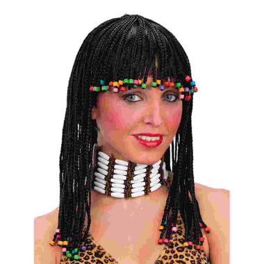 Parrucca Afro Cubana Con Treccette |Carnival Toys