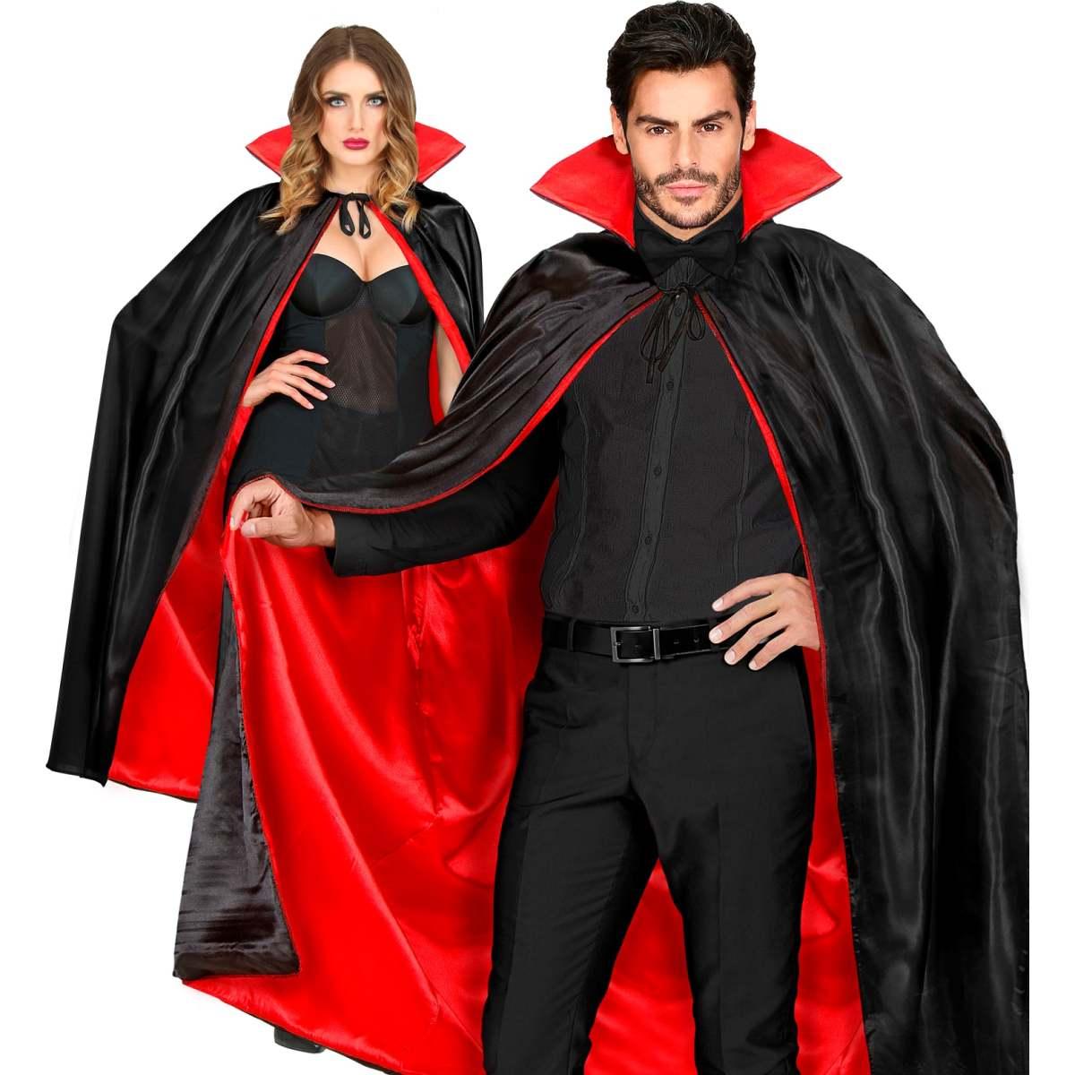 Mantello cm.135 Double Face Nero Rosso |Widmann