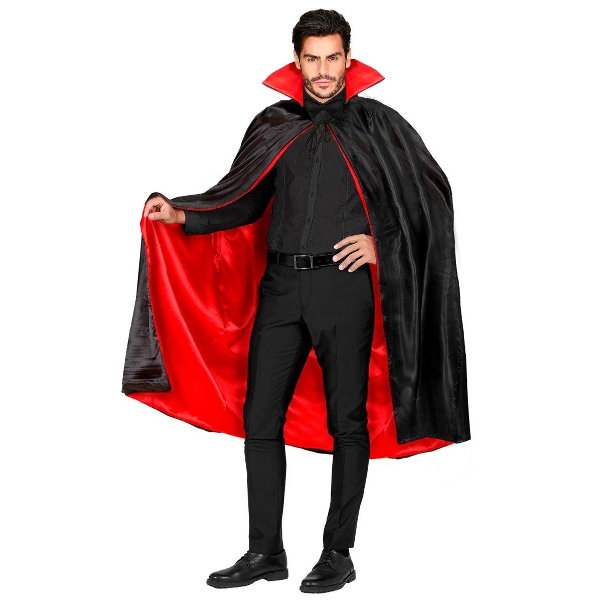 Mantello cm.135 Double Face Nero Rosso |Widmann