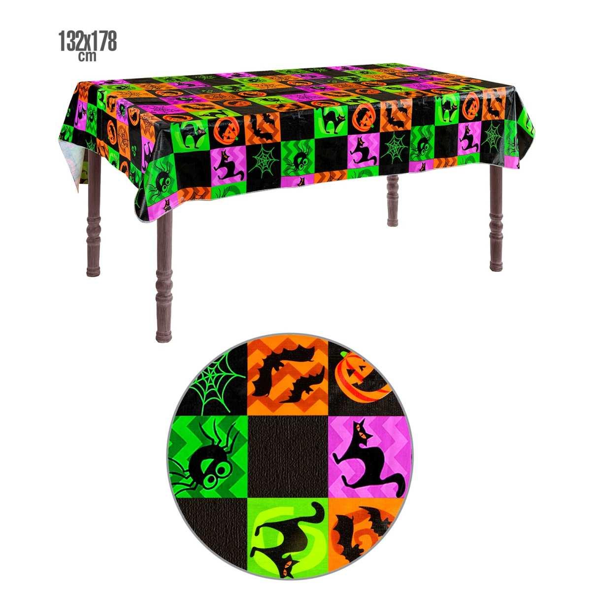 Tovaglia Halloween Decorata cm.132x178 |Widmann