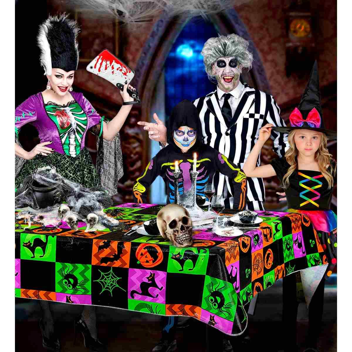 Tovaglia Halloween Decorata cm.132x178 |Widmann