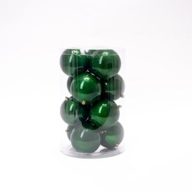 Pallina Natale cm.Ø6 Verde Foresta Set pz.30 |Silani