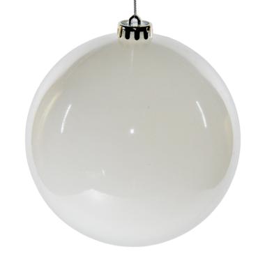 Pallina Natale cm.Ø15 Bianco |Silani