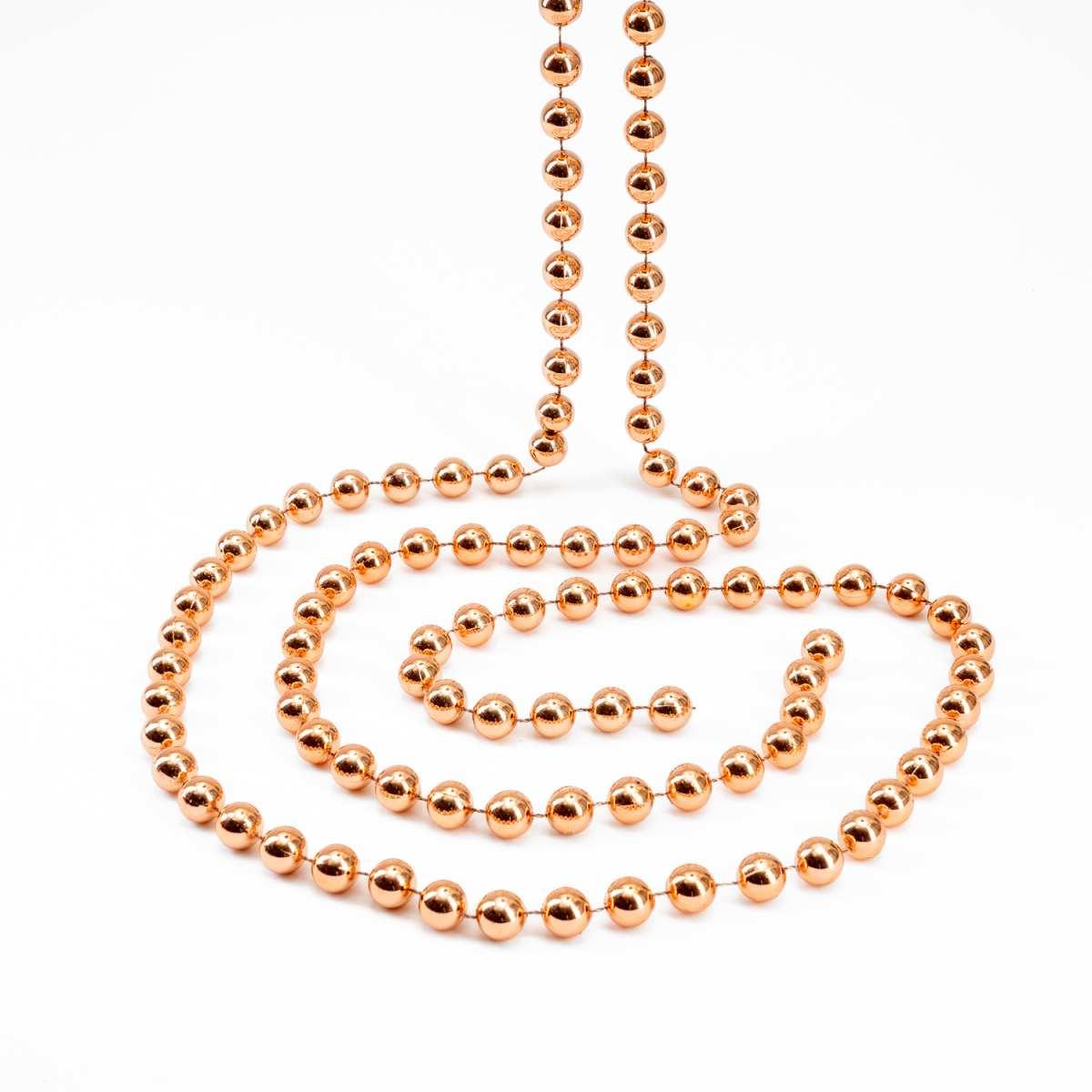 Catena Filo Perle Oro Champagne cm.Ø14 mt.2,7 |Silani
