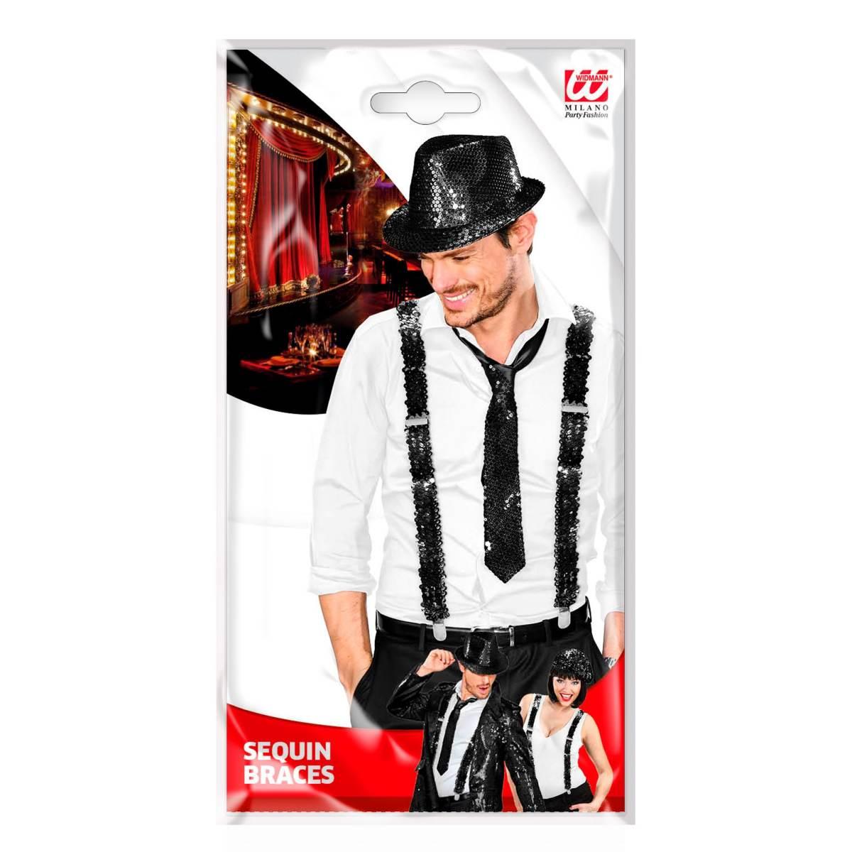 Bretelle Paillettes Nere |Widmann