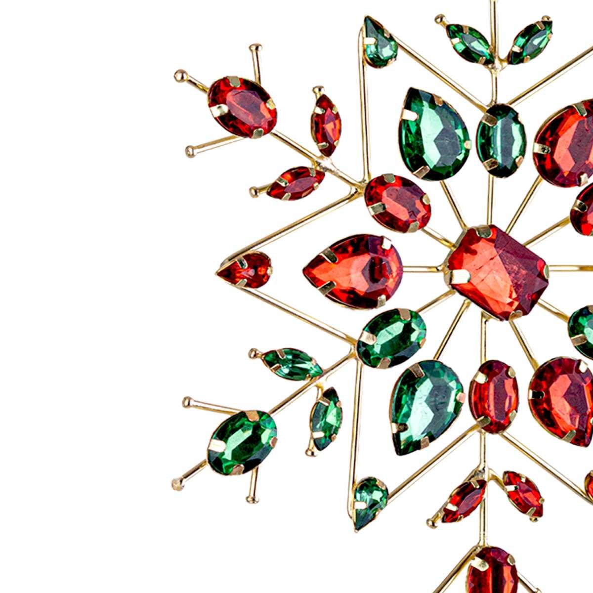 Decorazione Natalizia Fiocco Neve Multicolor cm.Ø19 |Bizzotto