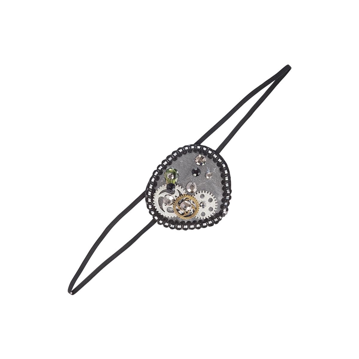 Benda Pirata Steampunk Argento Con Ingranaggi |Carnival Toys