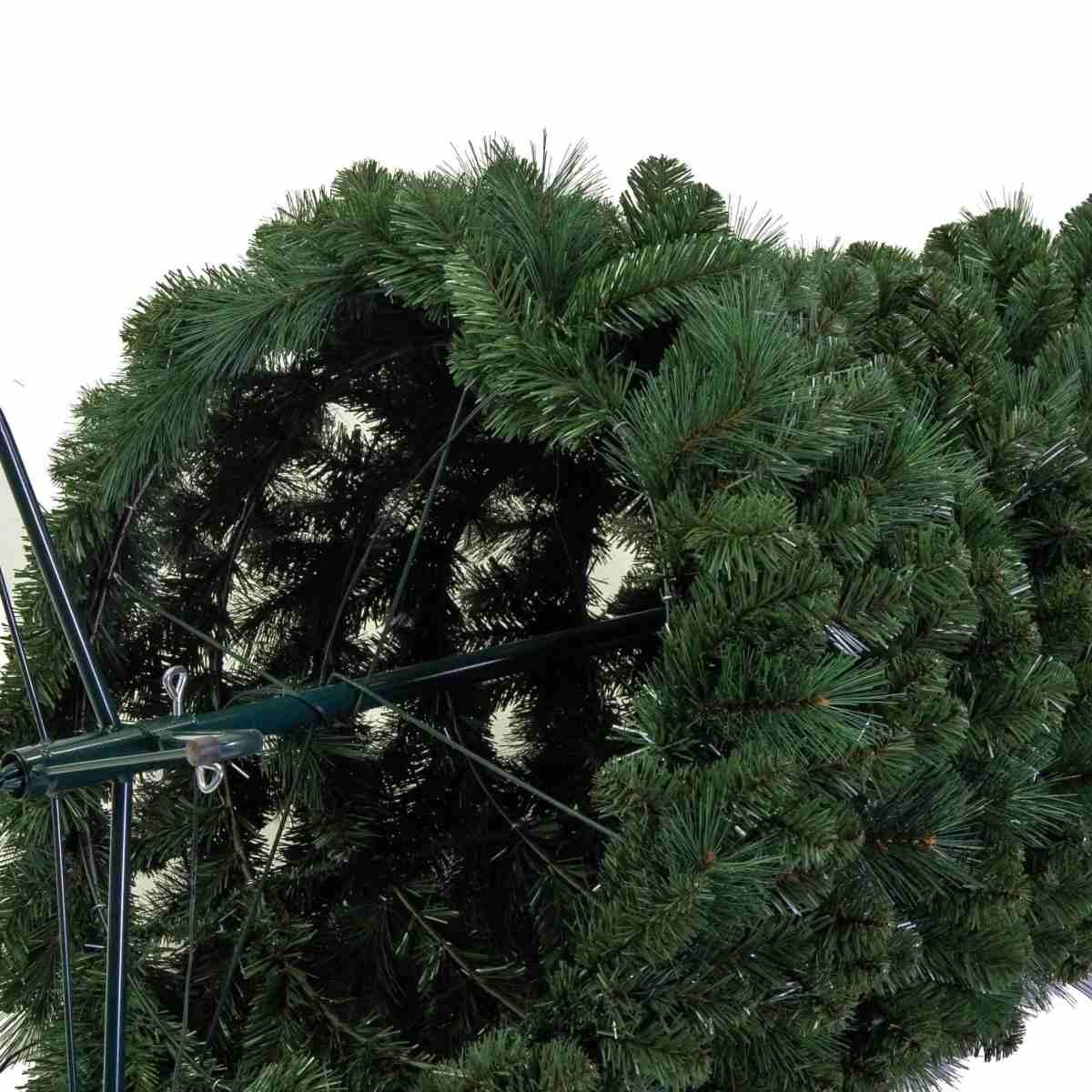 Albero Natale cm.210 Verde Pop-Up Pieghevole con LED 1013 Rami |Vacchetti
