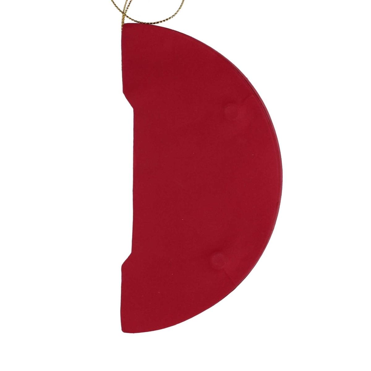 Pallina Natale Carta cm.Ø15 Rossa Nido d'Ape |Vacchetti