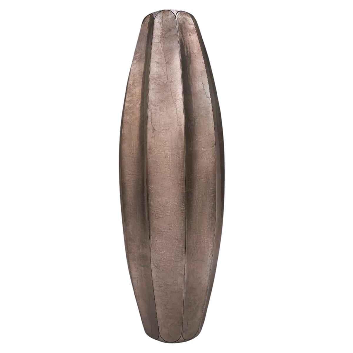 Vaso Ceramica Stella Marrone cm.22x62 | Ambienti Glamour