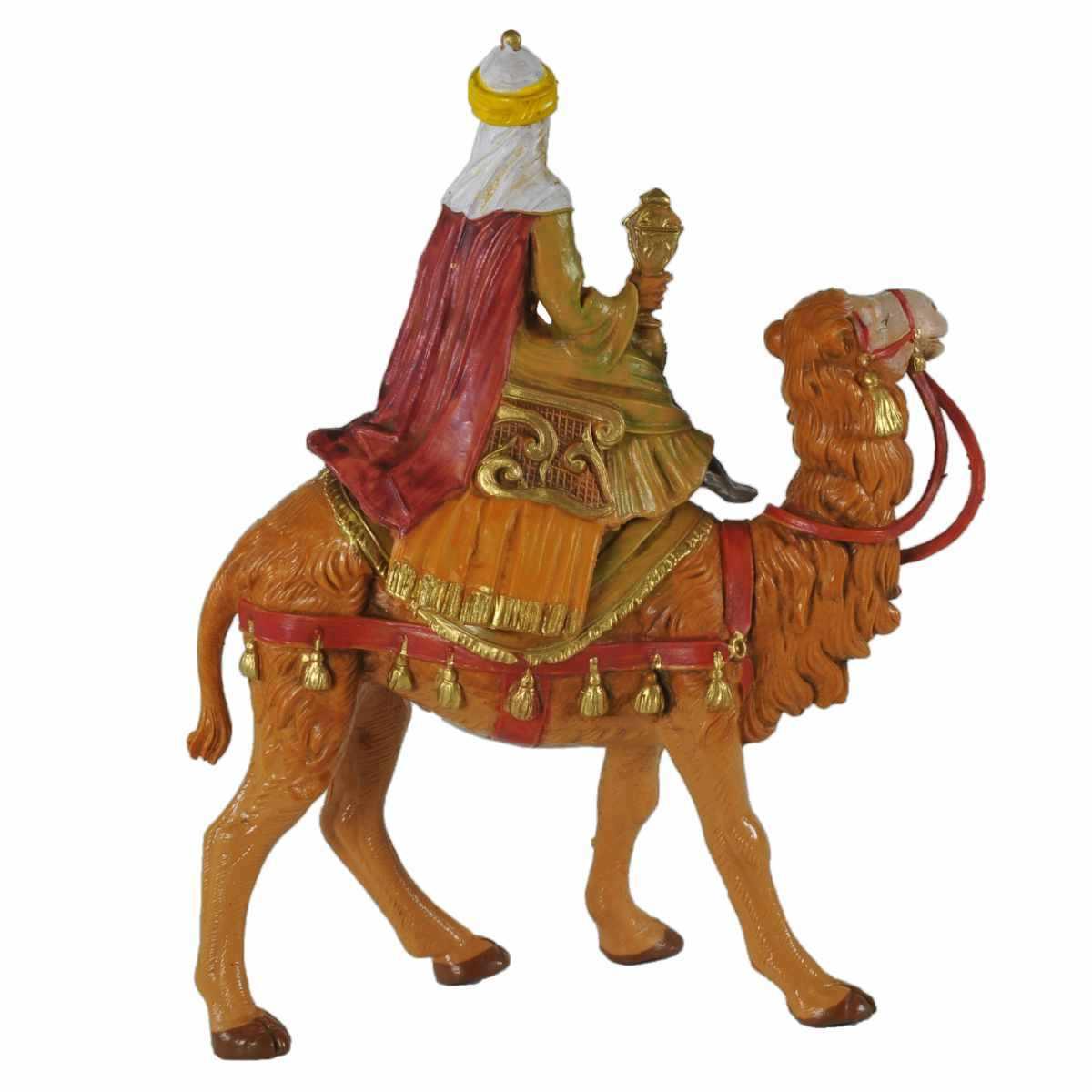 Statua presepe 10 cm re magi cammello modello a
