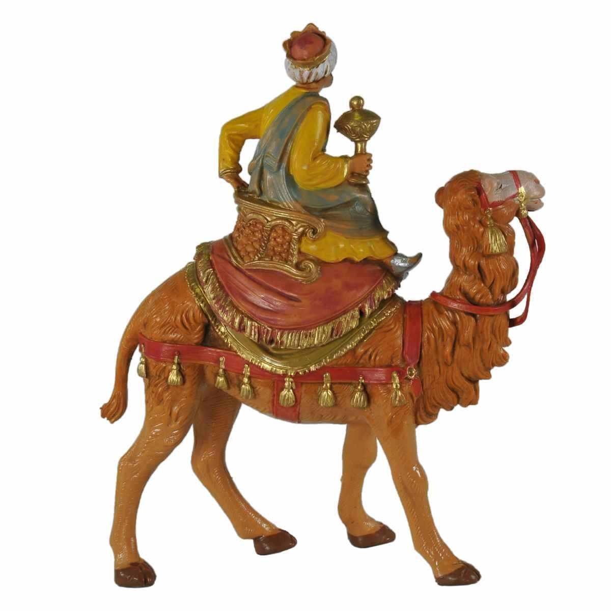 Statua presepe 10 cm re magi cammello modello a