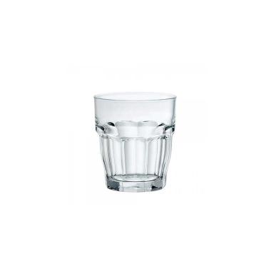 Bicchieri Vetro Set pz.4 Acqua Rock ml.270 | Bormioli