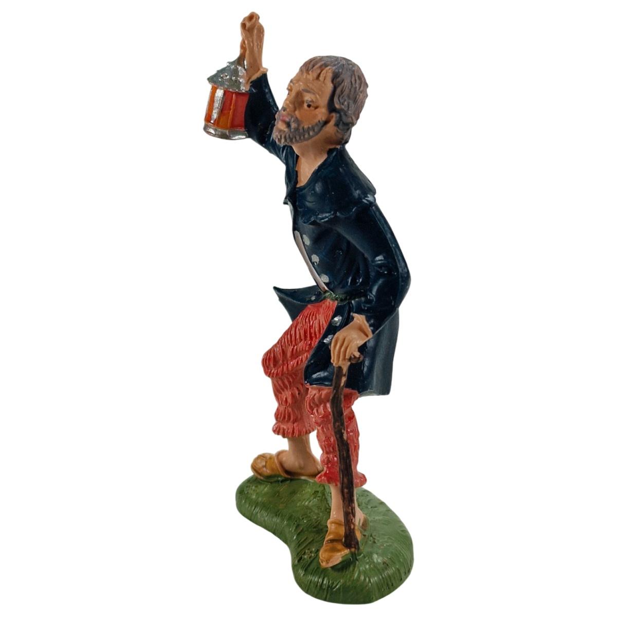 Statua cm.10 Pastore con Lanterna Bastone | Fontanini