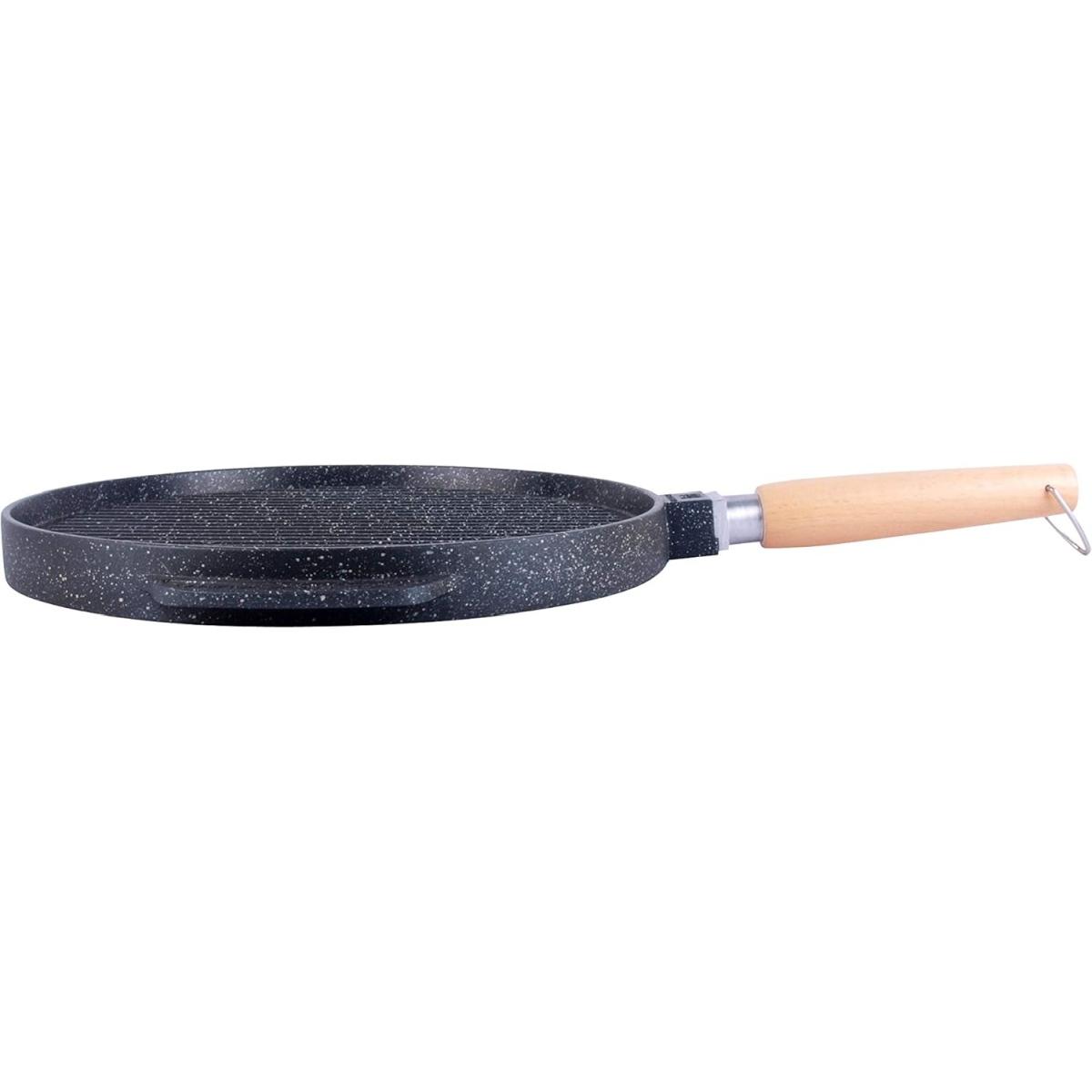 Padella Piastra Vitrinor con Manico Legno cm.Ø28 | Vitrinor