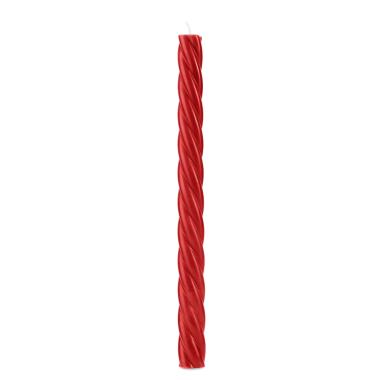 Candela cm.25 Tortiglione Rossa pz.2 |Fade