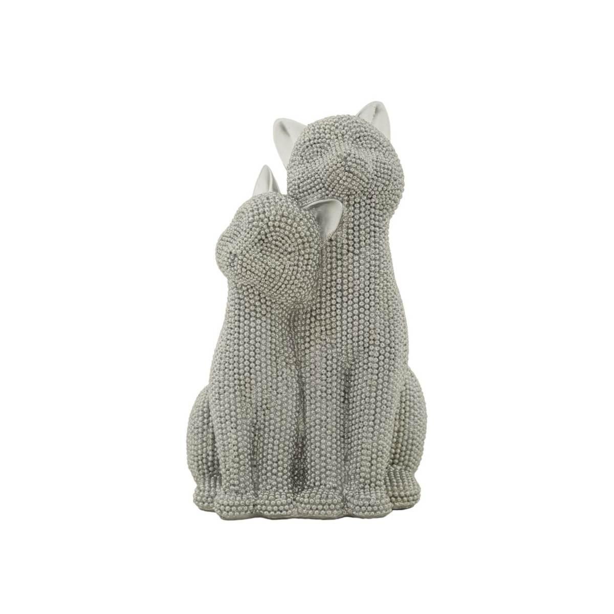 Gatto Sparky Coppia cm.13x10x21