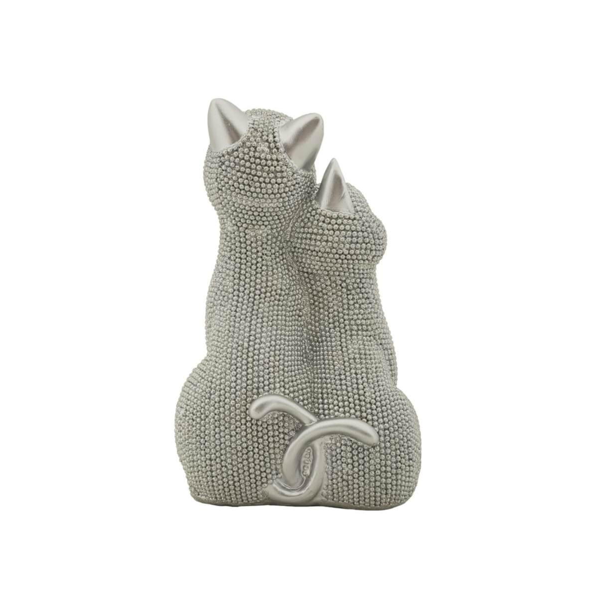 Gatto Sparky Coppia cm.13x10x21