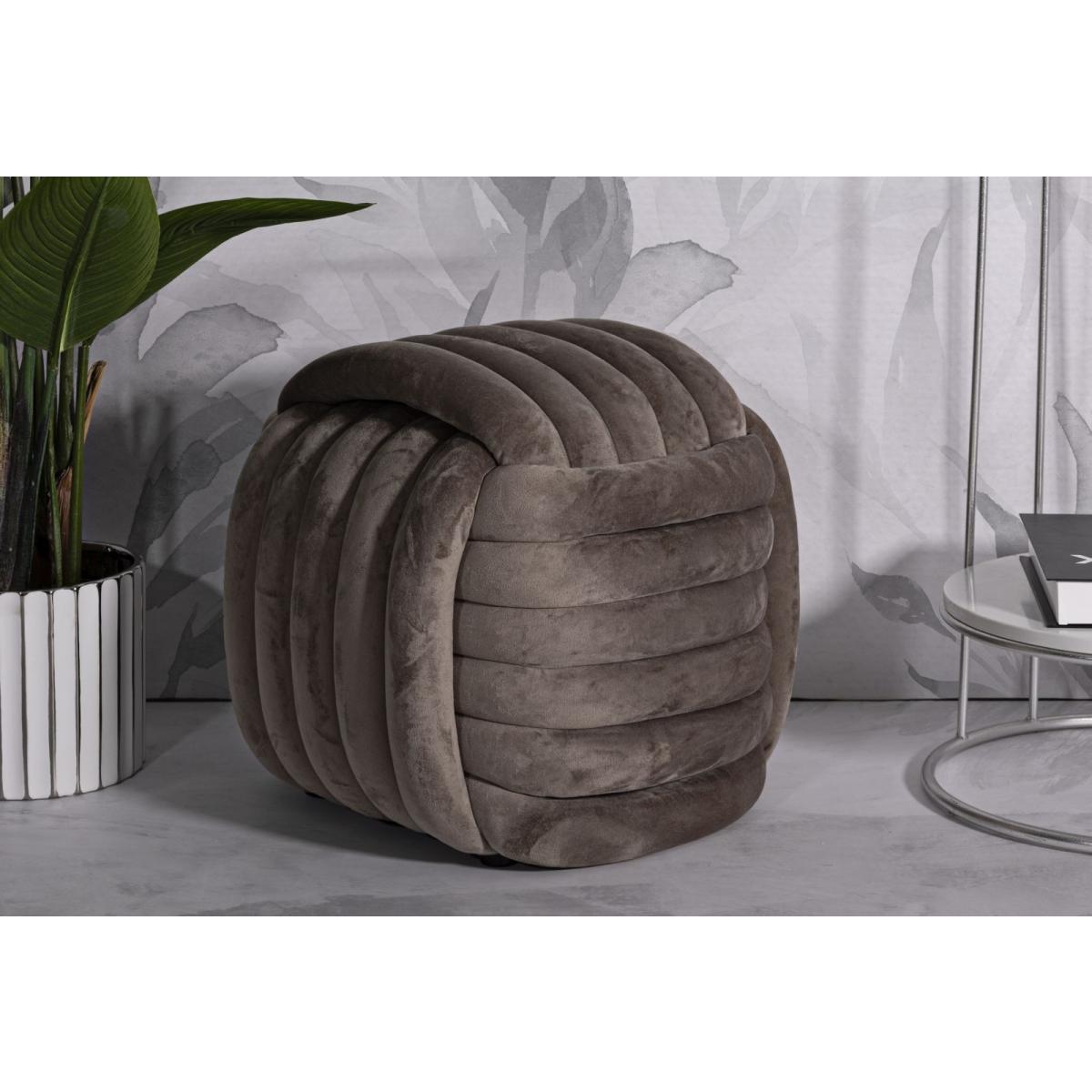Pouf Softy Grigio cm.45x45x45