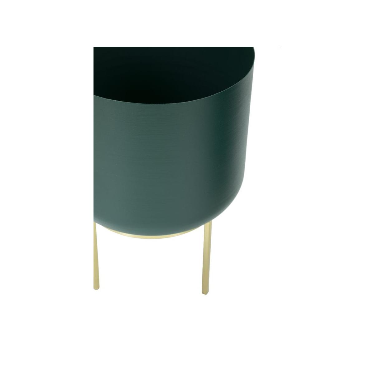 Portavaso Grent Grande Metallo Verde cm.Ø20x29