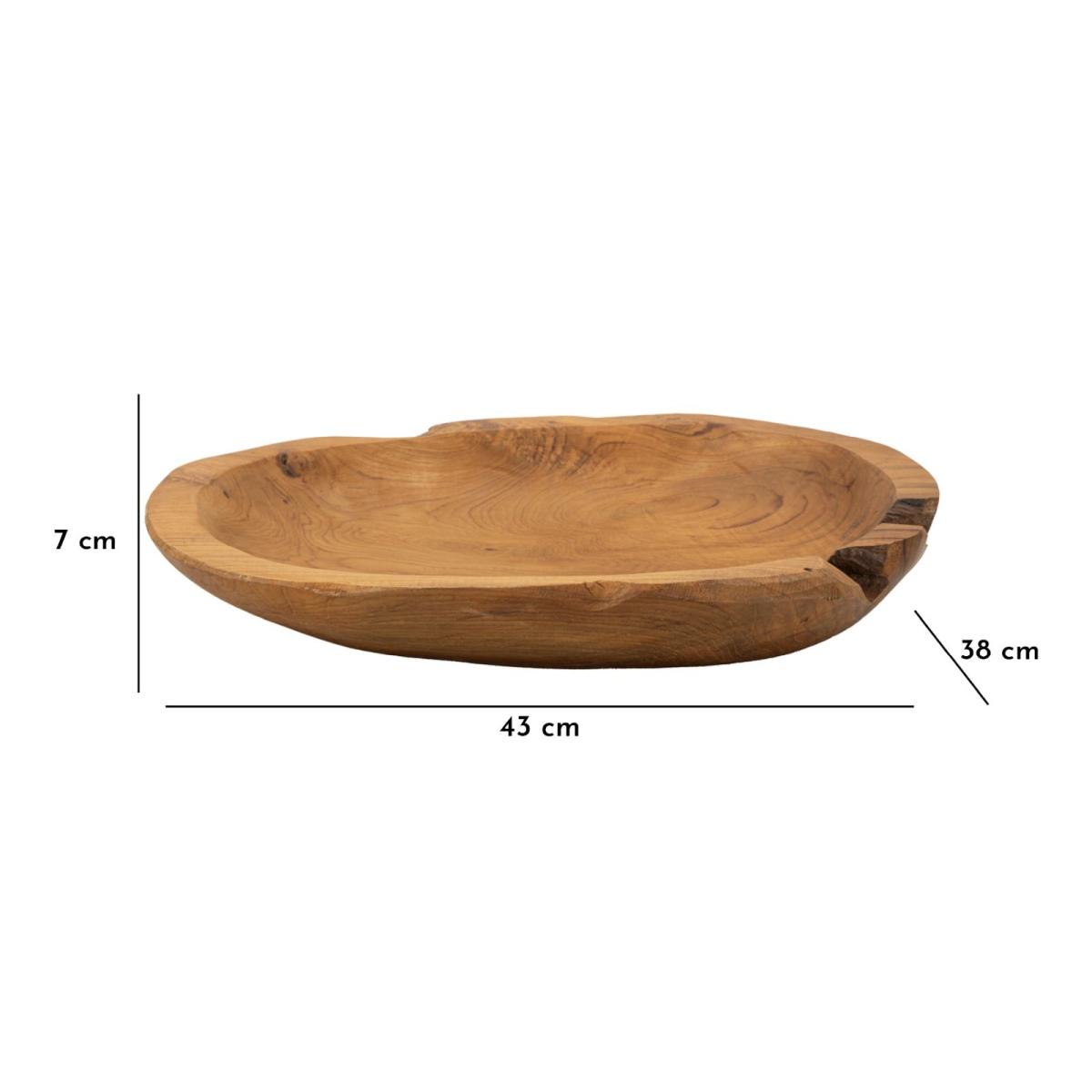Svuota Tasche Tipisan Teak Massello cm.43x38x7