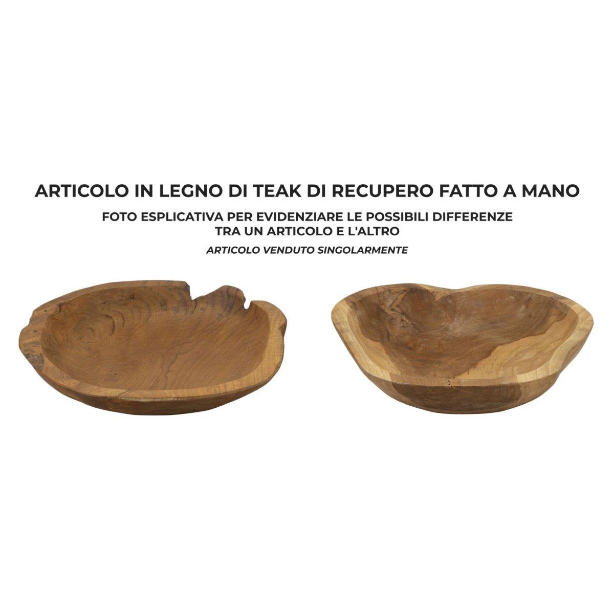 Svuota Tasche Tipisan Teak Massello cm.43x38x7
