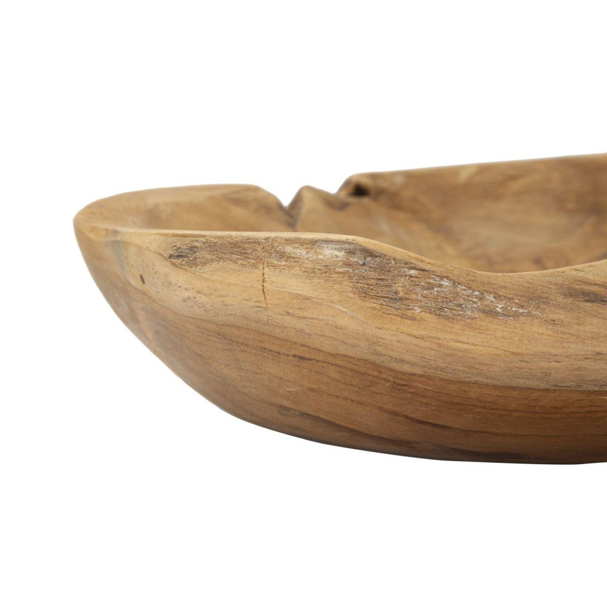 Svuota Tasche Tipic Teak Massello cm.Ø30x7
