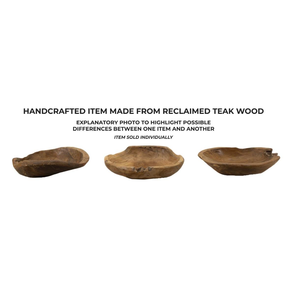 Svuota Tasche Tipic Teak Massello cm.Ø30x7