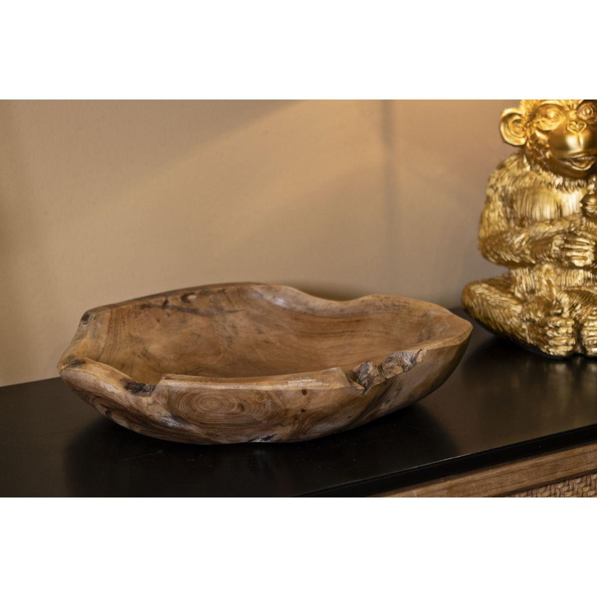 Svuota Tasche Tipic Teak Massello cm.Ø30x7