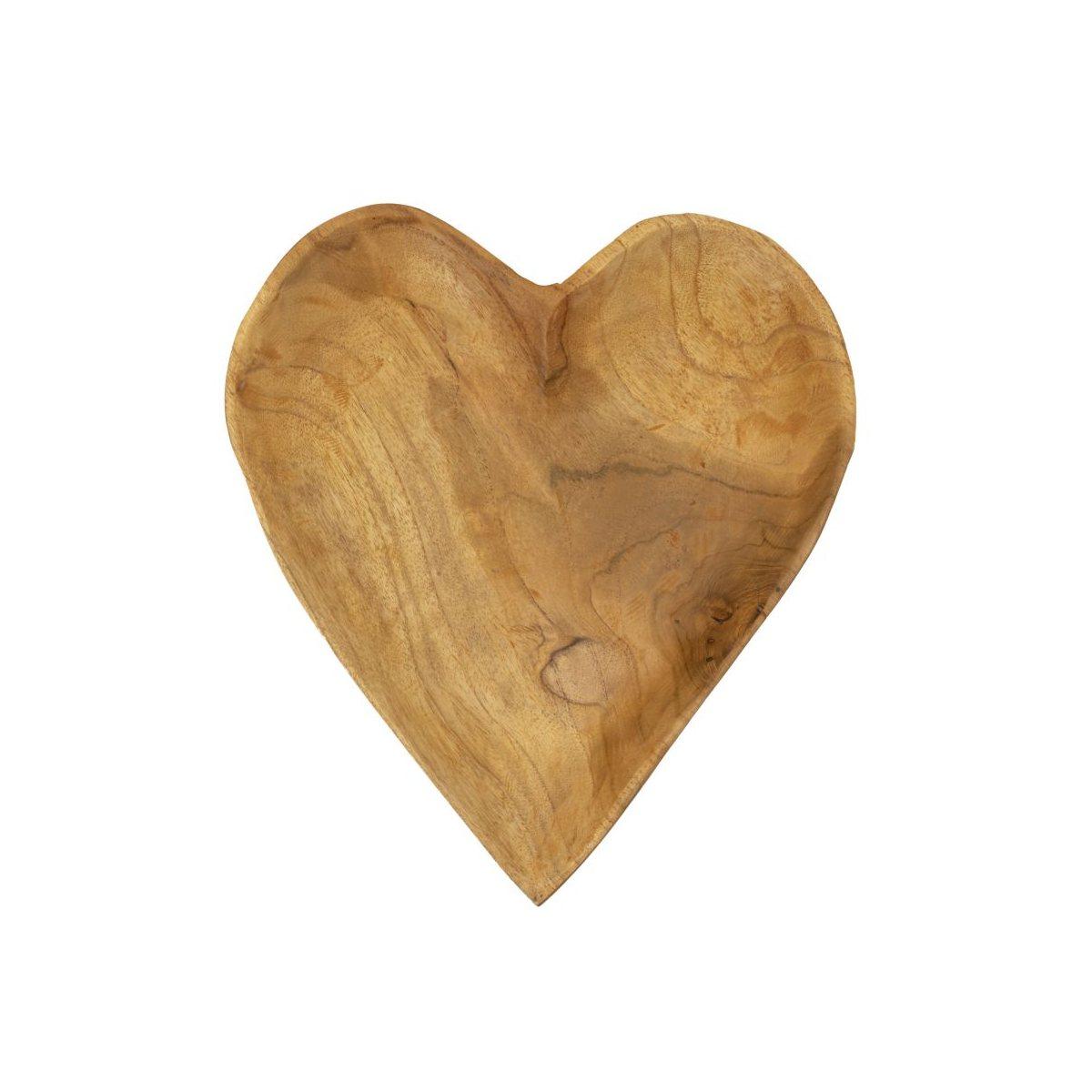 Svuota Tasche Kiha Cuore Teak Massello cm.27x29x4
