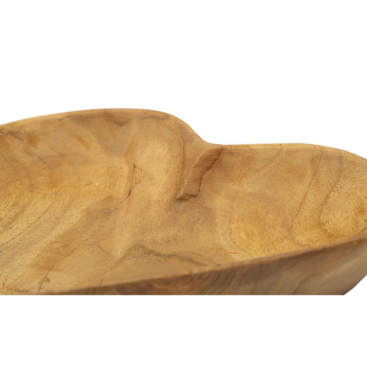 Svuota Tasche Kiha Cuore Teak Massello cm.27x29x4