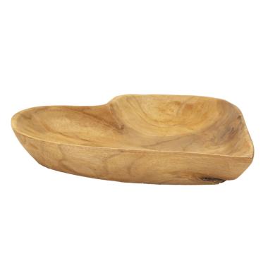 Svuota Tasche Kiha Cuore Teak Massello cm.27x29x4