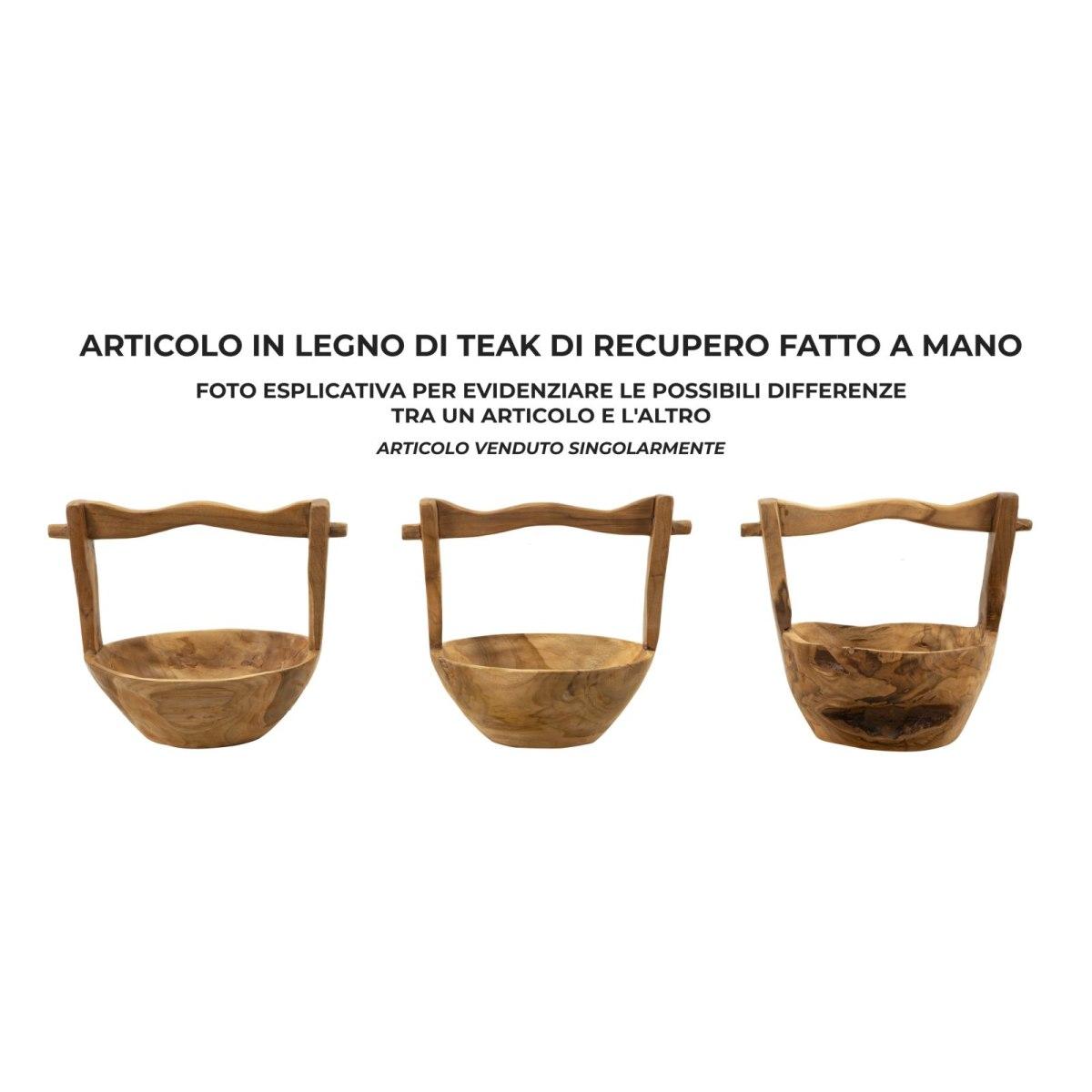 Svuota Tasche Narro Timbo Riciclato Massello cm.32x25x27