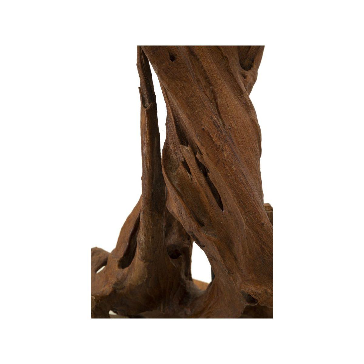 Lampada Da Tavolo Teak Riciclato cm.35x80