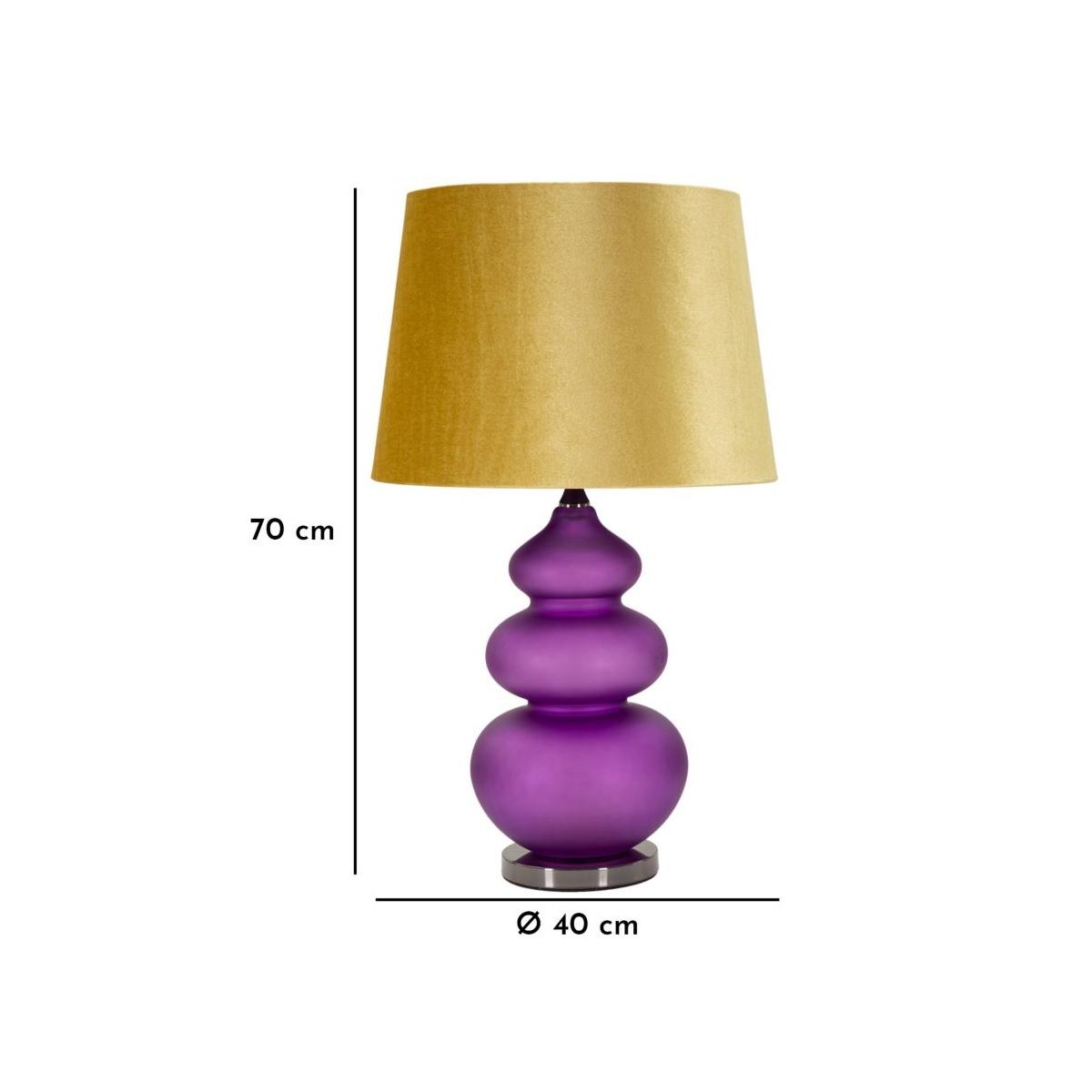 Lampada Da Tavolo Milva Three cm.Ø40x70