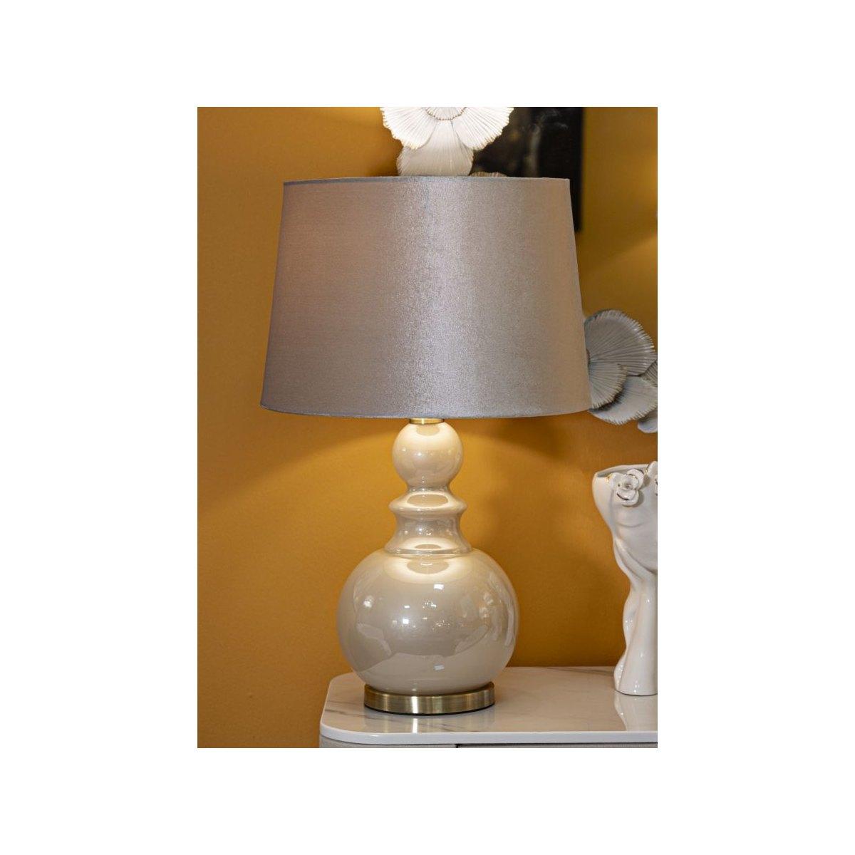 Lampada Da Tavolo Perly Tower cm.Ø38x61