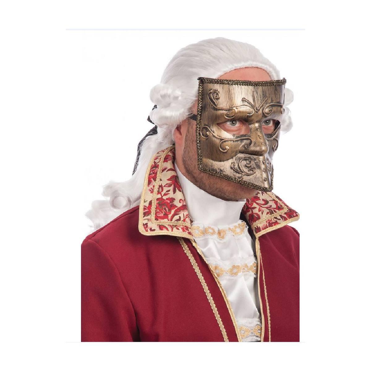 Parrucca Cavaliere Conte Bianca Con Boccoli |Carnival Toys