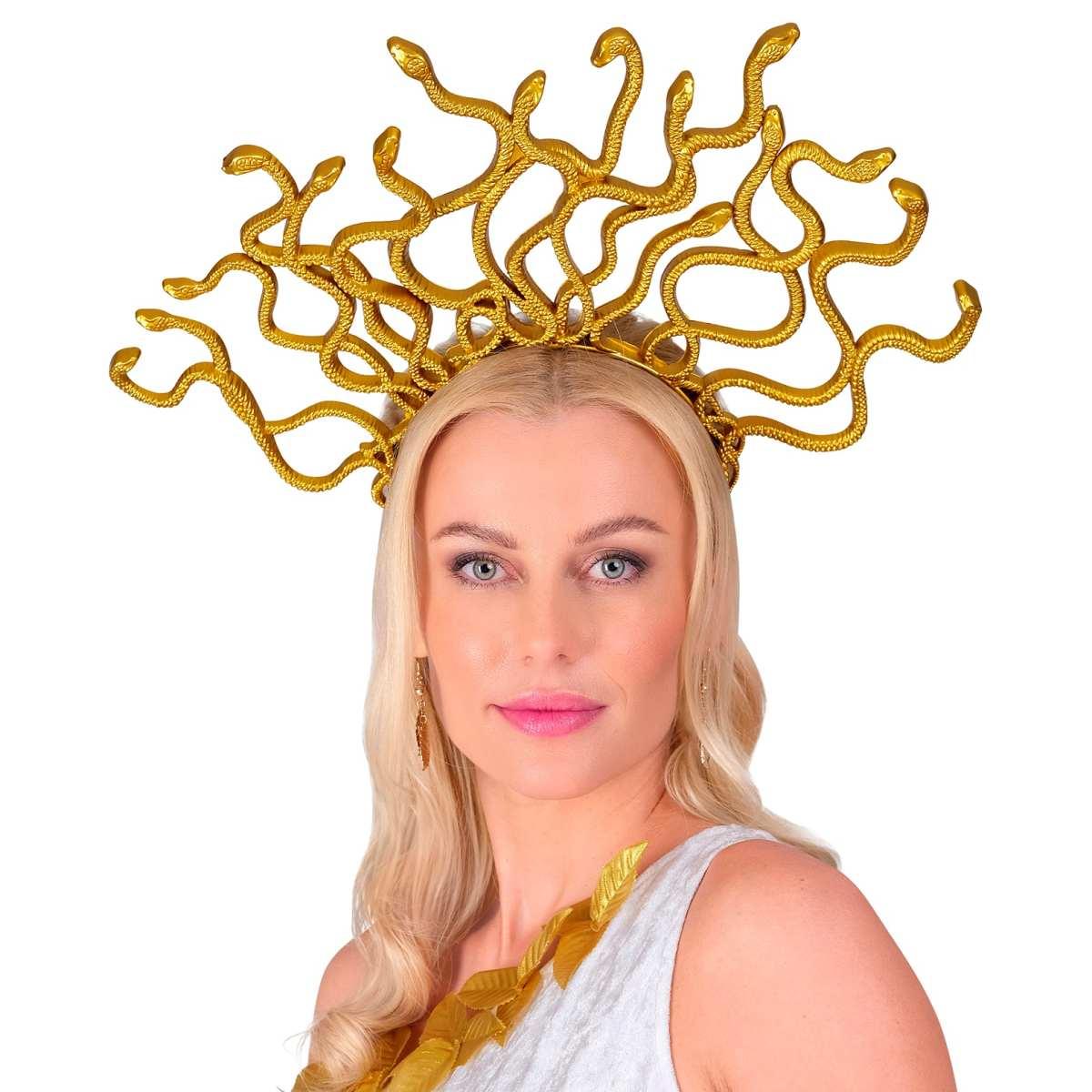 Cerchietto Medusa Pvc Oro |Widmann