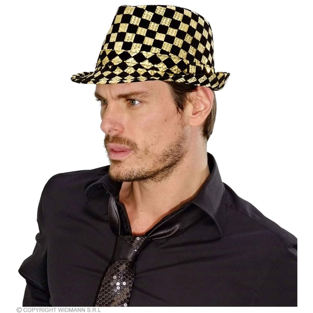 Cappello Borsalino Scacchi Con Paillettes |Widmann