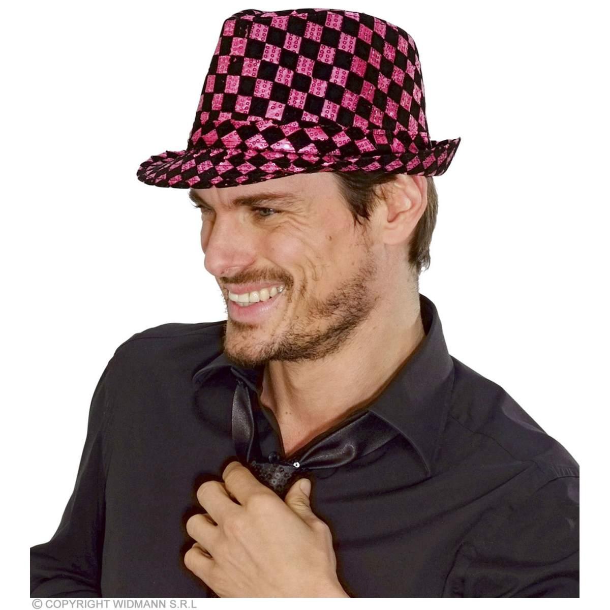 Cappello Borsalino Scacchi Con Paillettes |Widmann