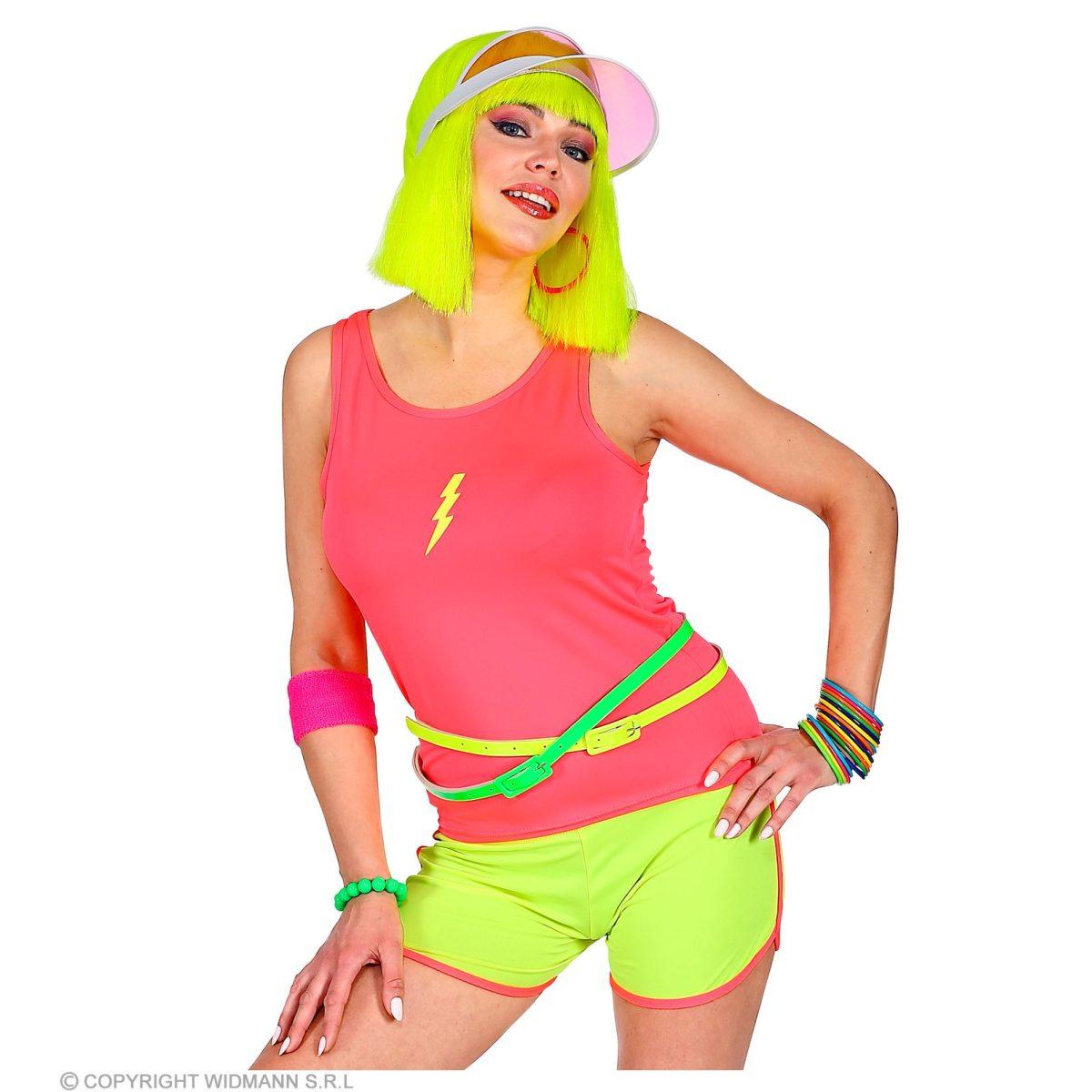 Cintura Vinile Verde Fluo |Widmann
